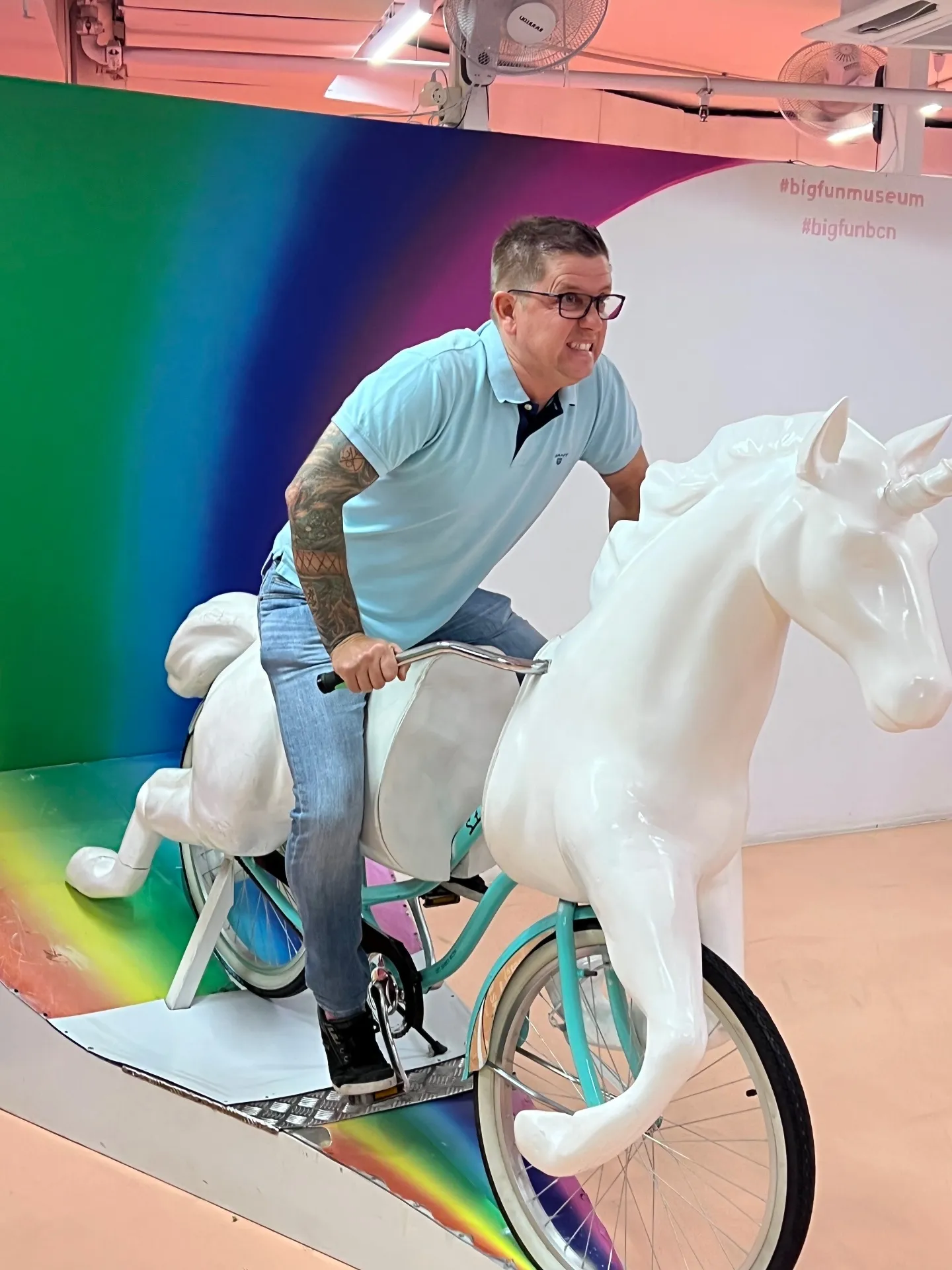 Dave the expert unicorn rider