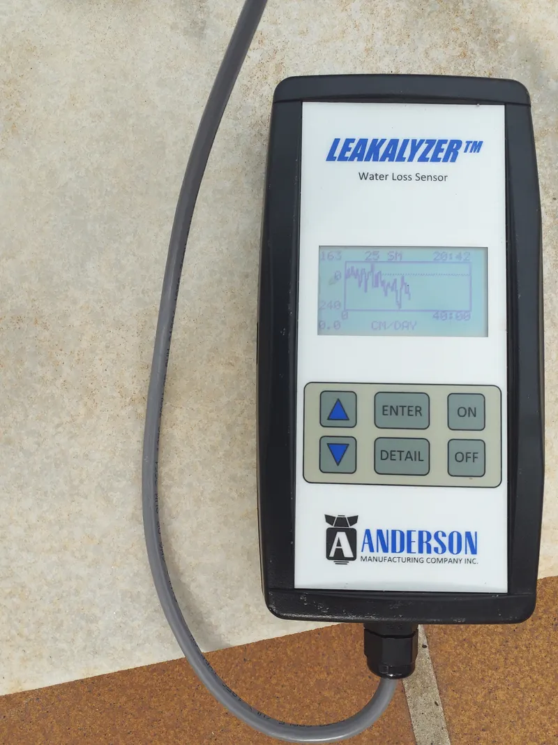 Swimming Pool Leak Detection Lanzarote - work example 7