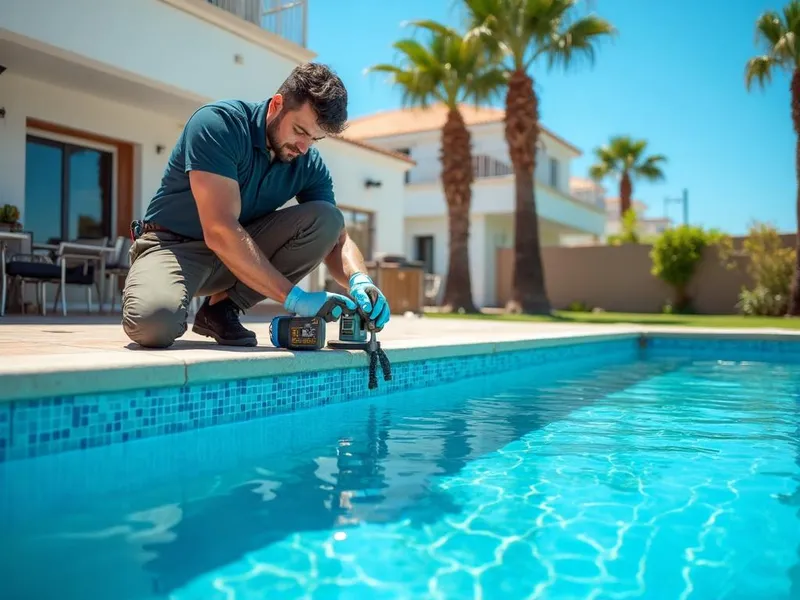 Servicio de reparación de fugas de piscinas Lanzarote