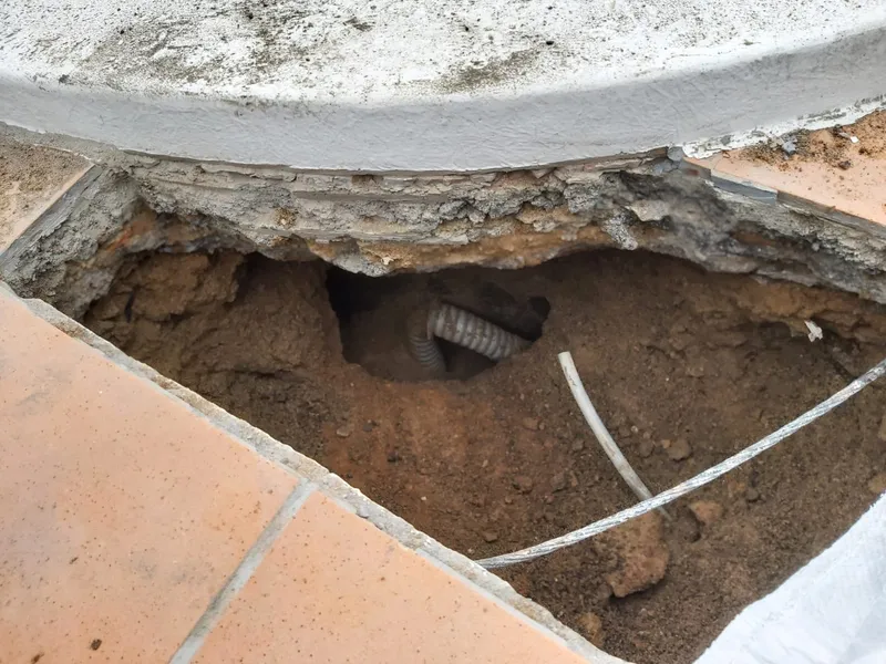 Pool Leak Repair Lanzarote - work example 2