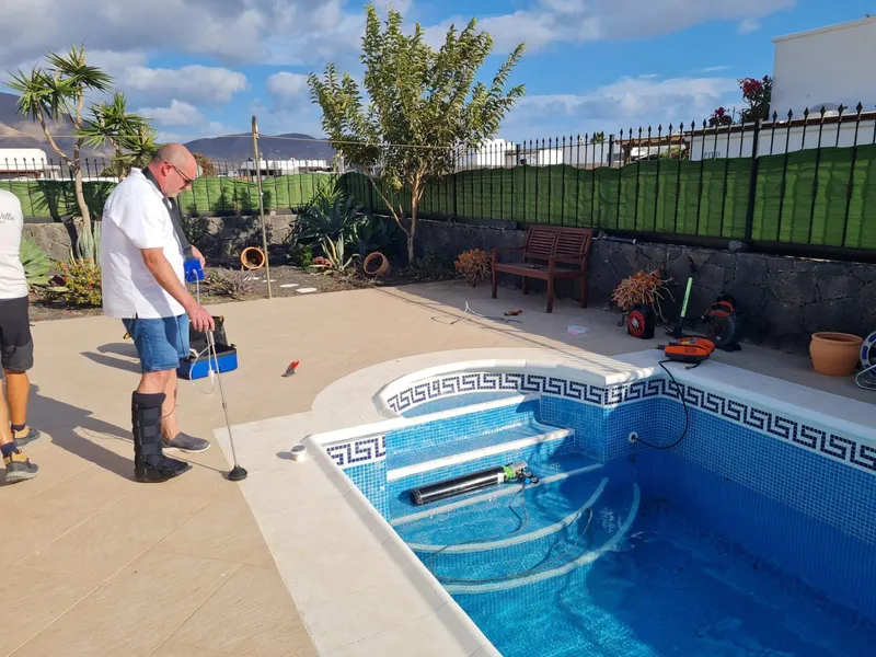 Pool Leak Repair Lanzarote - work example 3