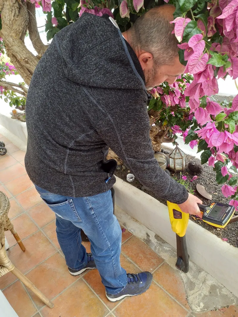 Leak Detection Lanzarote: Underground Pipe & Cable Detection - work example 3