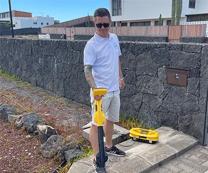 Detección de tuberías con radar de penetración terrestre